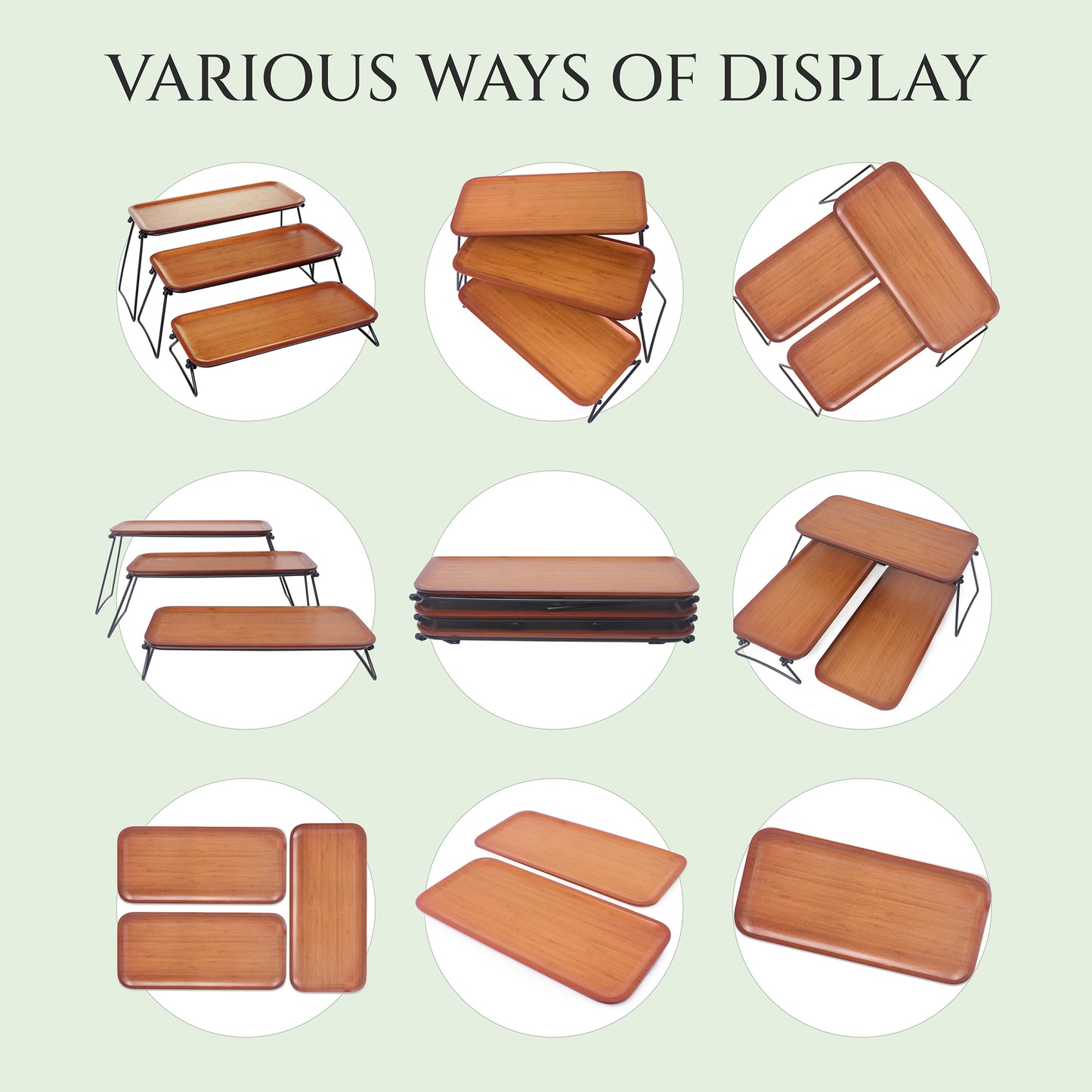 TIERED SERVING TRAYS & PLATTERS