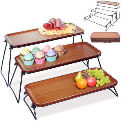 TIERED SERVING TRAYS & PLATTERS