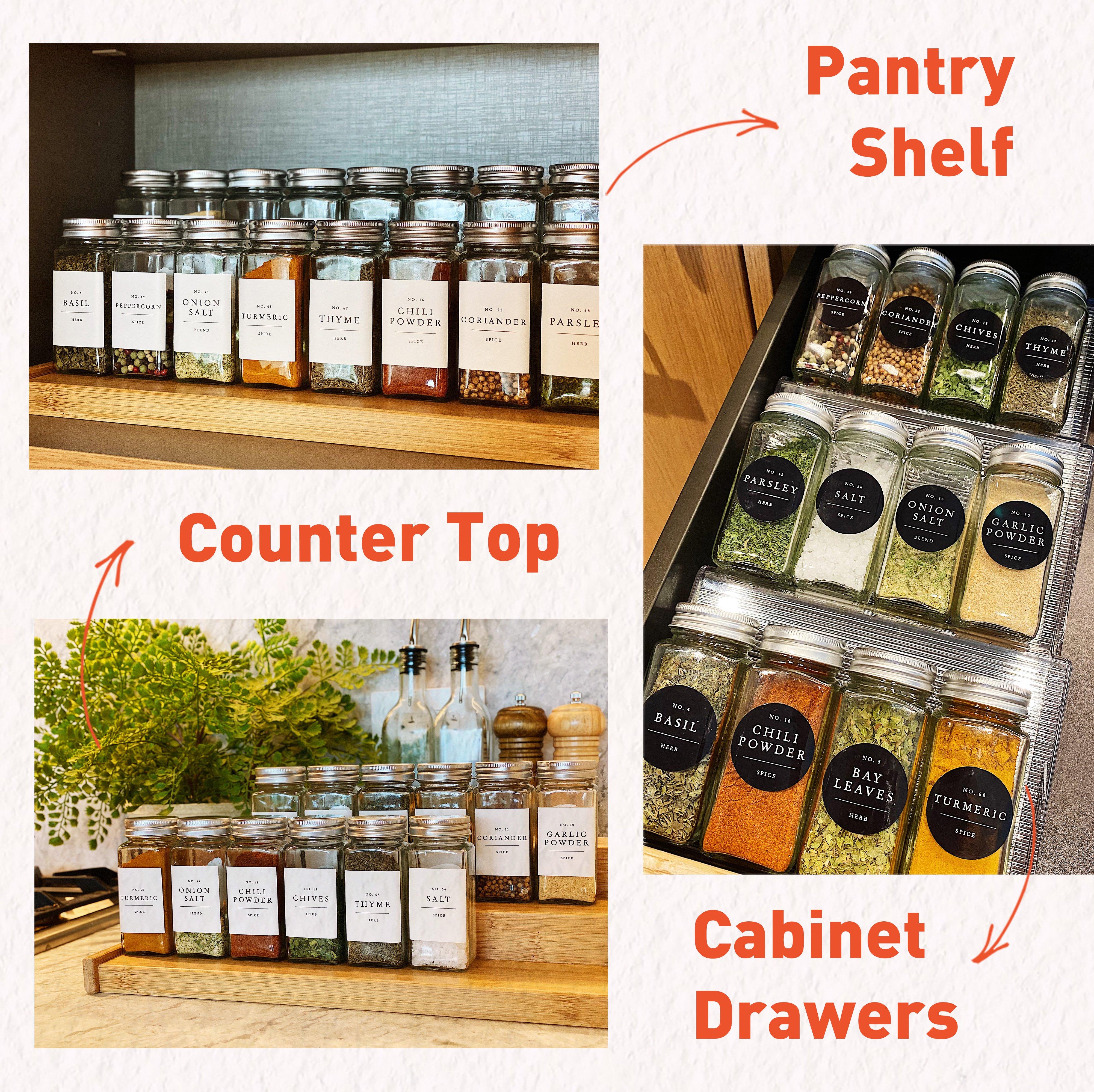 Spice Jars Labels – Liiraven Home