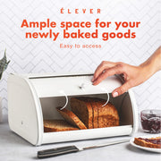 Our large bread box are compact enough to save your countertop space to store more than one loaf or 60 freshly baked cookies.