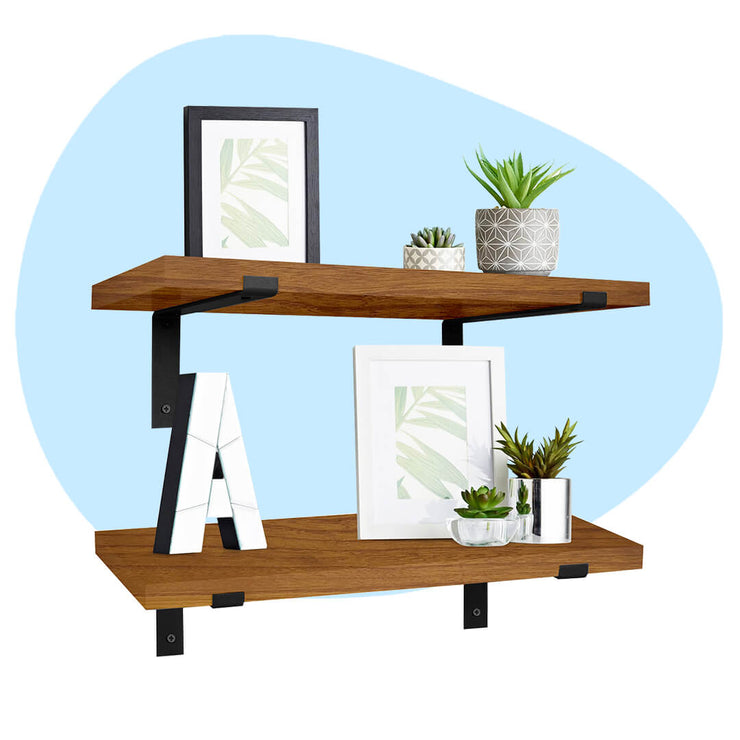 Make your Pinterest mood board comes alive with this beautiful wall shelves for living room, bathroom, or bedroom