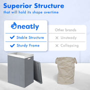 Unlike cheaper alternatives, our dirty clothes hamper was thoughtfully engineered to hold its shape over time.