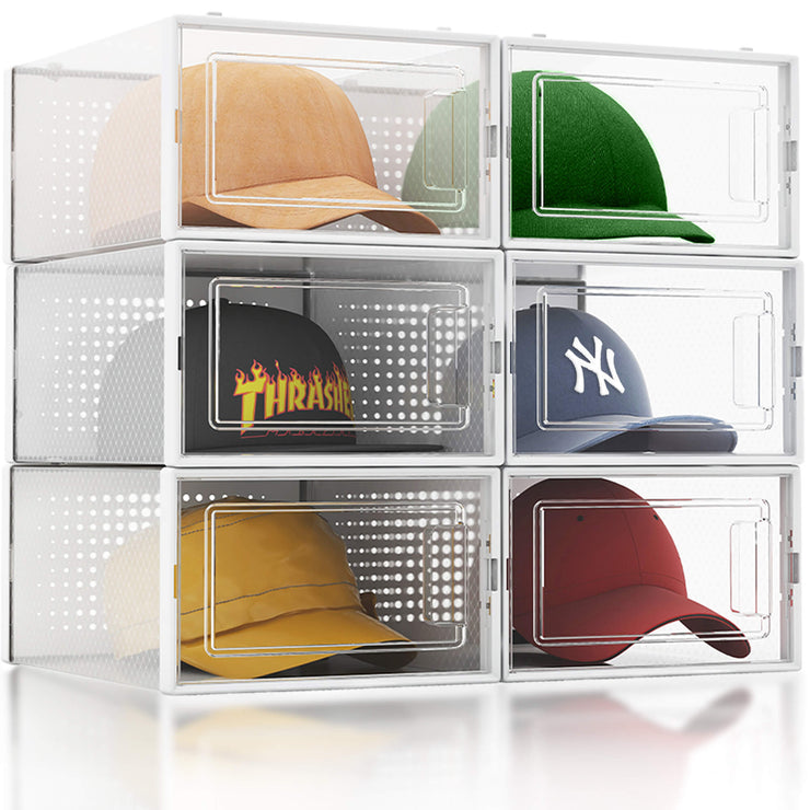 shoe organizer box can be used to organize shoes, toys or caps